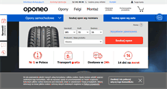 Desktop Screenshot of oponeo.pl