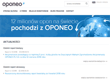 Tablet Screenshot of ir.oponeo.pl
