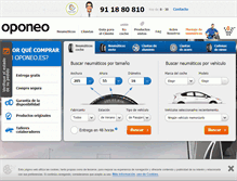 Tablet Screenshot of oponeo.es