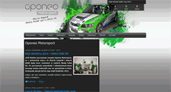Desktop Screenshot of motorsport.oponeo.pl